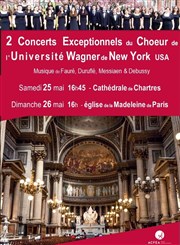 Concert Exceptionnel du Choeur de l'Université Wagner de New York Eglise de la Madeleine Affiche