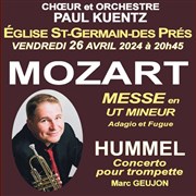 Choeur et Orchestre Paul Kuentz : Mozart Messe en UT, Hummel concerto pour trompette Eglise Saint Germain des Prs Affiche