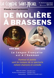 De Molière à Brassens La Comdie Saint Michel - petite salle Affiche